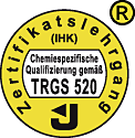 Die GEFAHRGUTJÄGER GmbH ist anerkannter Veranstalter von Chemiespezifischen Qualifizierungen gemäß TRGS 520 (IHK)